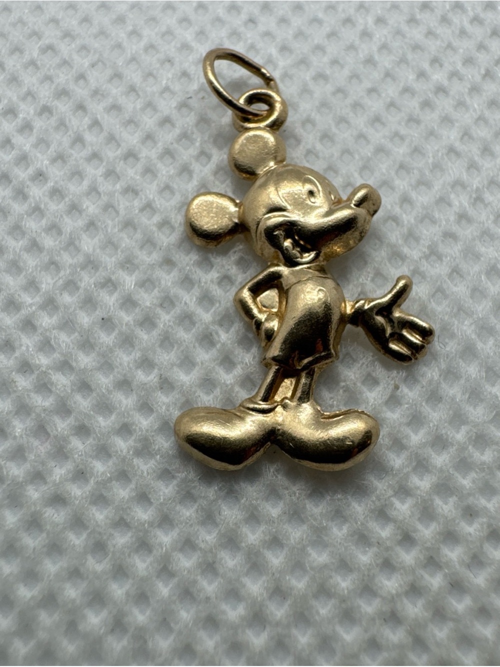 Rare Vintage Van Dell Disney Mickey Mouse 14K Yellow Gold Charm/Pendant - Picture 4 of 8